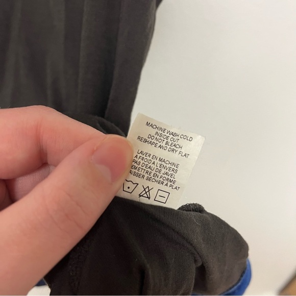 Theory Color Block High Neck Sleeveless Blouse Tank size Medium - Picture 4 of 5